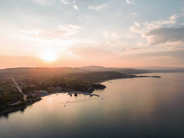 istock Morning Sunrays At Coastline In Halkidiki, Greece 1451322685