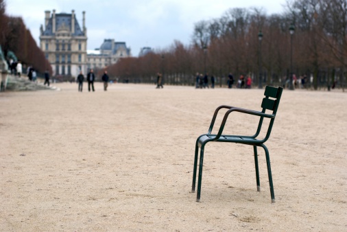 Chair in Paris park