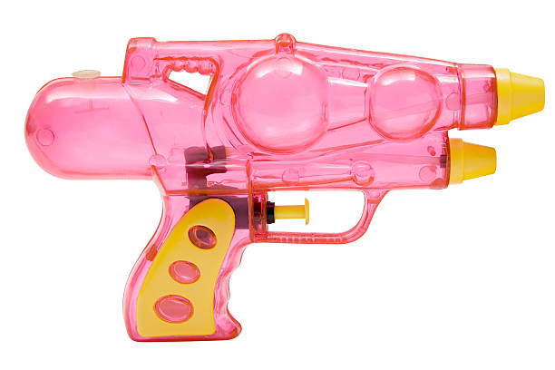 rosa pistola de agua - pistola de agua fotografías e imágenes de stock