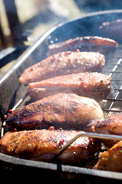 Duck breast on bbb