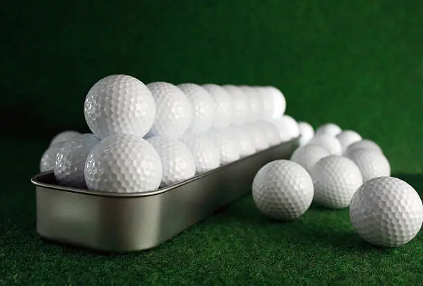 Golfballs in gift set for great play