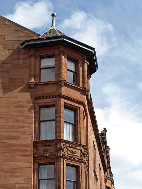 istock Tenement turret, red sandstone, Glasgow 145133255