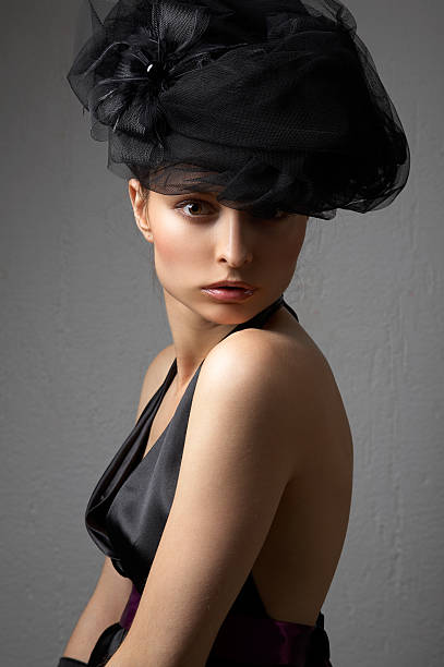 istock Young woman with hat 145133293