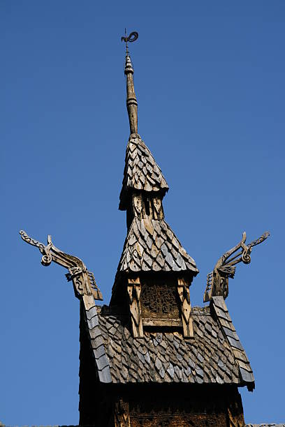 istock Stave church close-up 145133309