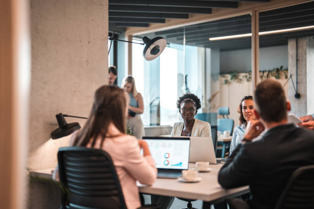 istock Multi-Ethnic Business Research Company Office 1451338878