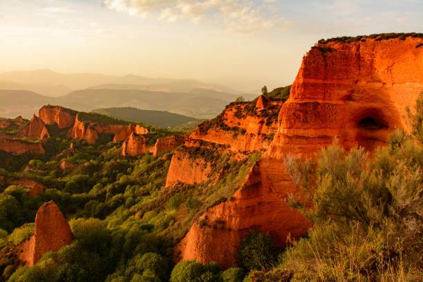 istock Mesmerizing scenery of a historic gold-mining site in Las Medulas, Leon, Spain 1451349076