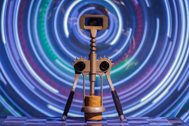 istock Corkscrew on the background of festive lights 1451354536
