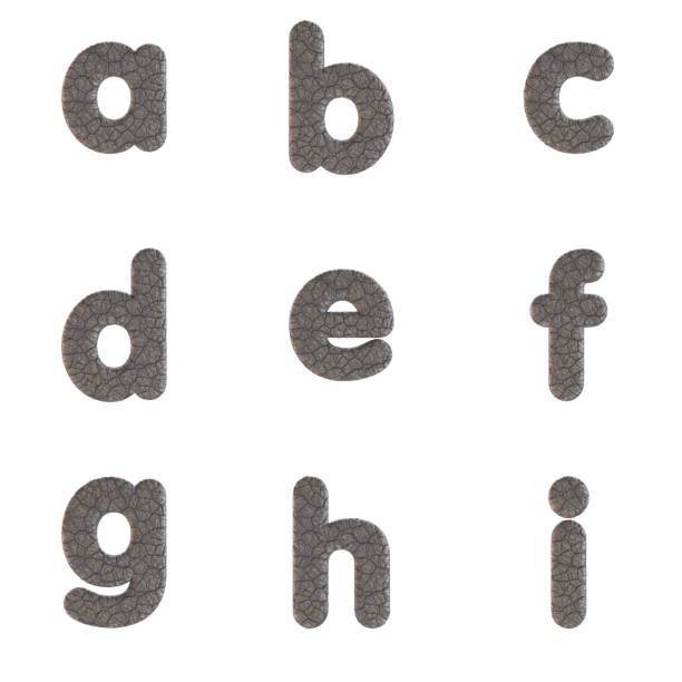 istock 3D Render Set of Elephant Font including Letters,  Numbers and Punctuation Marks 1451366654