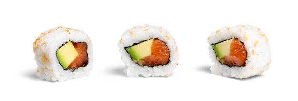 istock maki sushi food isolated on white background 1451369629