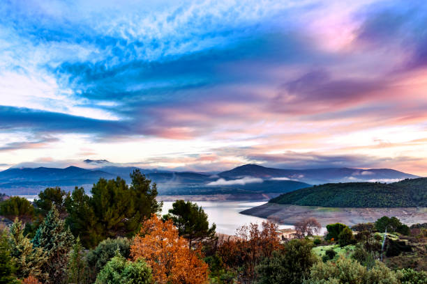 istock Sunrise in the Atazar 1451371574