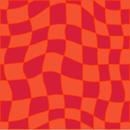 trippy grid seamless pattern stock illustration