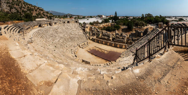 istock Ancient greek amphitheatre in Myra, Turkey 1451372792