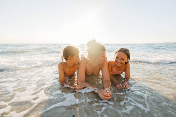 istock Happy moments at the beach 1451382833