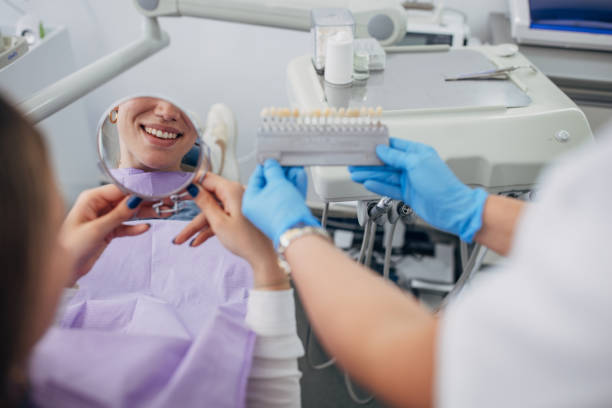 istock Woman at the dentist 1451384177