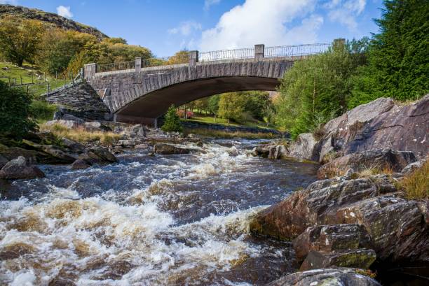 istock Splashing rocky River Wye flowing through the Elan Valley Mid Wales 1451384821