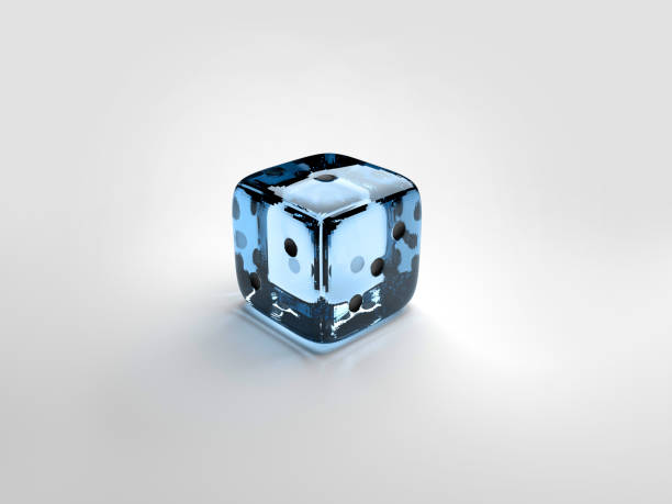 Data cube, abstract structure. Data matrix concept. Symbol of technology / coding / structure creative illustration
