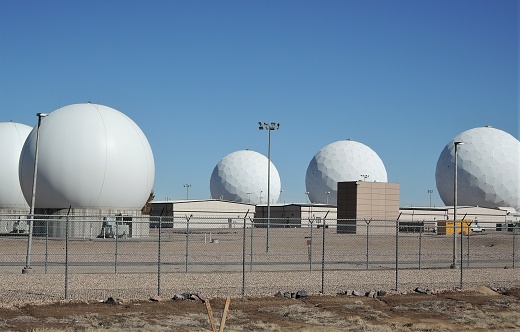 A Radome (a portmanteau of radar and dome) is a structural, weatherproof enclosure that protects a radar antenna. The Radome is constructed of material transparent to radio waves. Radomes protect the antenna from weather and conceal antenna electronic equipment from view.