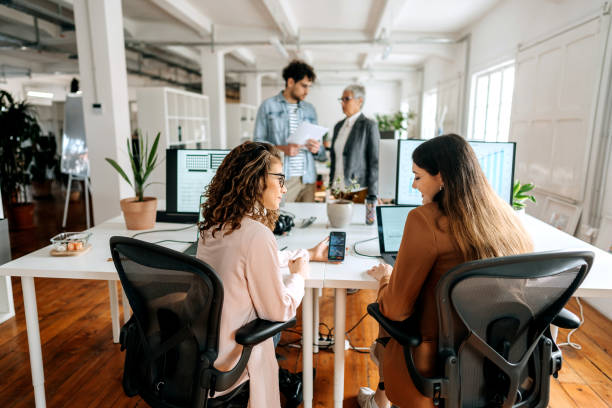 istock Crypto experts working together in the office 1451412690