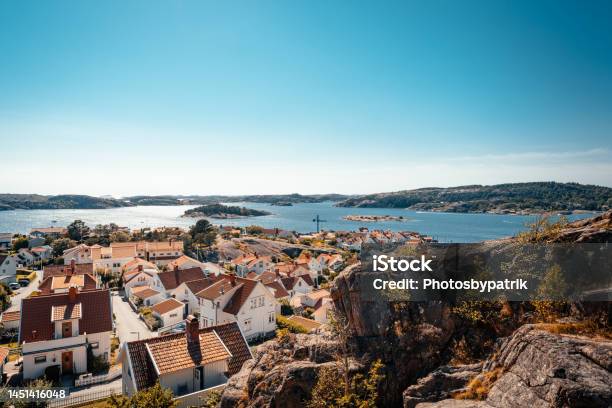 Fjallbacka On The Swedish West Coast Popular Travel Destination In Summer Season Stock Photo - Download Image Now