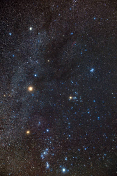 istock Milky Way stars and constellations on evening sky. 1451418378