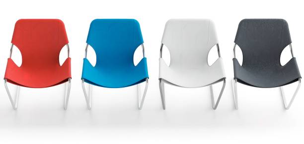 istock Illustration of chairs isolated on white background 1451431458