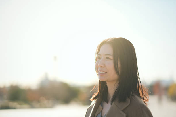 istock Closeup of smiling woman 1451437552