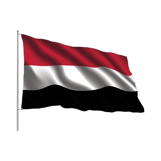 istock flying country flag on the pole YEMEN 1451438647
