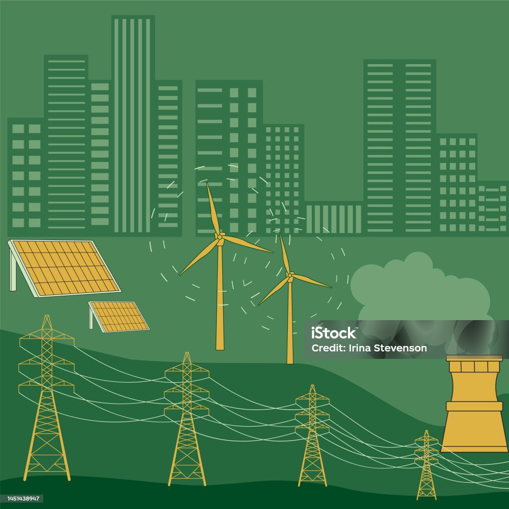Source Object Energy Energy Sources Vector Illustration Stock Illustration - Download Image ...