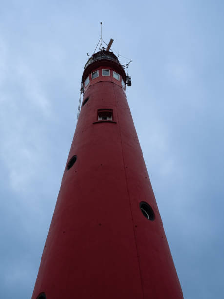 istock Red lighthouse on Schiermonnikoog, Netherlands 1451450465