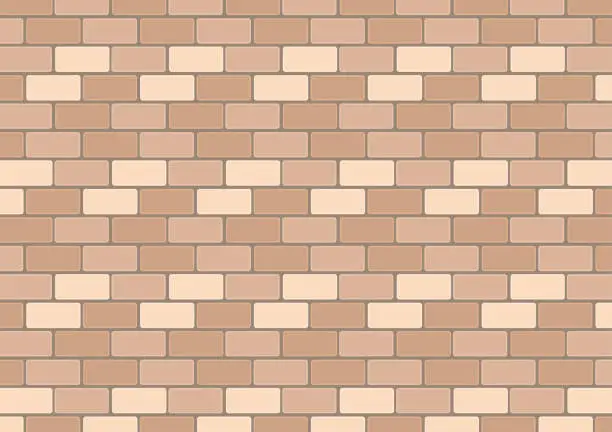 Vector illustration of Brick pattern wallpaper. free space for text. copy space. Brick wall.