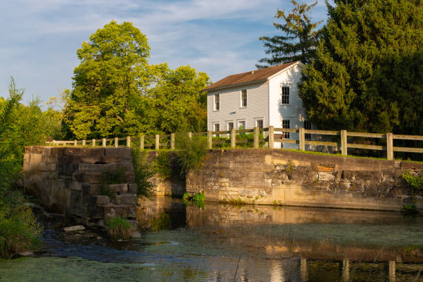 istock Late afternoon on the canal. 1451461013