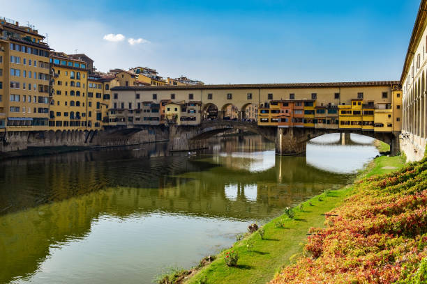 istock Ponte Vecchio bridge over Arno river in Florence,. 1451462558