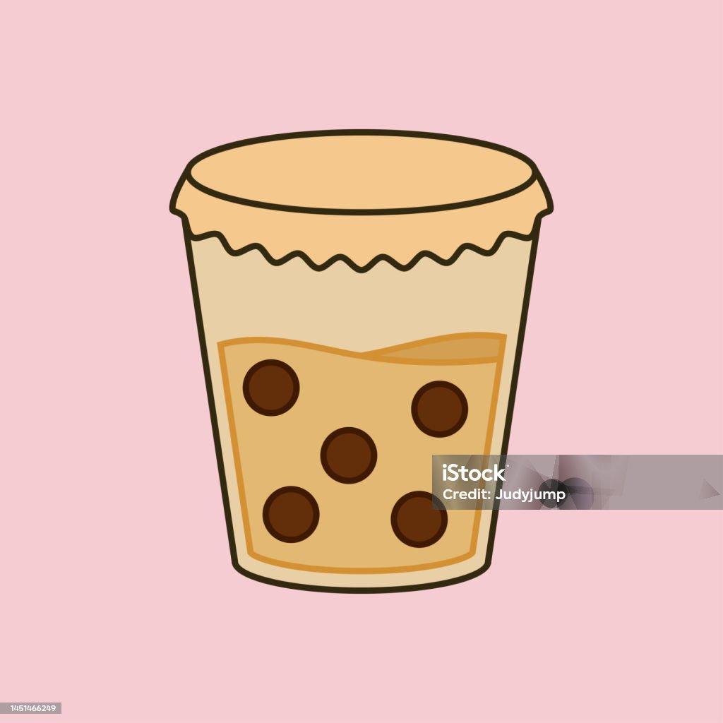 Pearl Tea Design Pearl Tea Vector Pearl Tea Logo Design Stock Illustration - Download ...