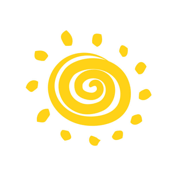 sonnen-symbol - sun sunlight symbol sphere stock-grafiken, -clipart, -cartoons und -symbole