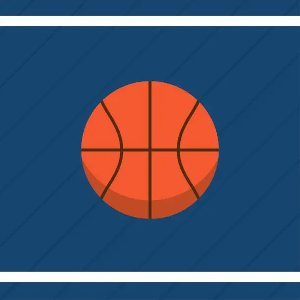 Vector illustration of Basketball cartoon vector. Basketball logo design.