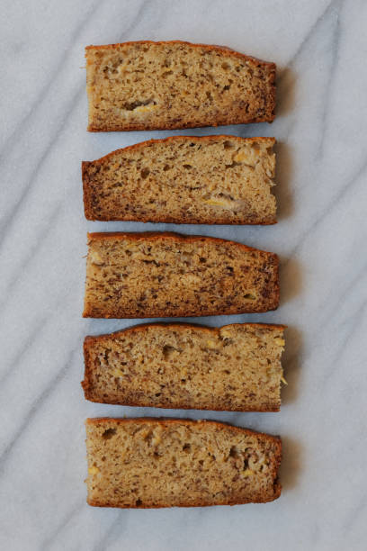 istock Banana bread on marble counter 1451475116
