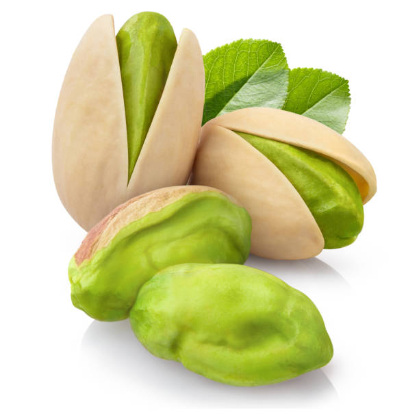 istock Delicious pistachios on white 1451483512