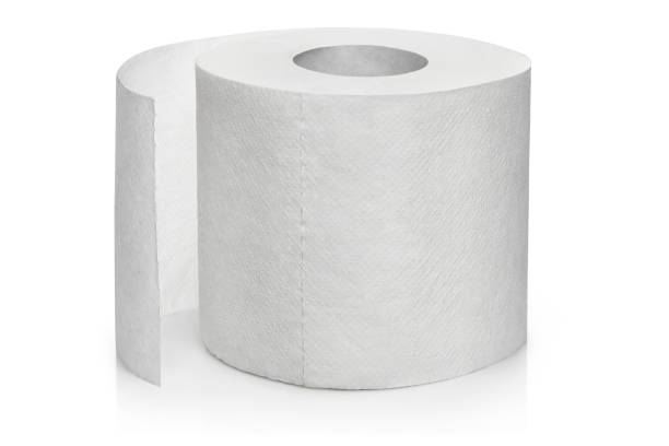 istock Toilet paper roll on white 1451484418
