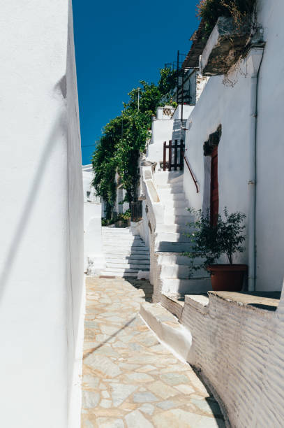 istock Streets at Tinos, Cyclades, Greece 1451493825
