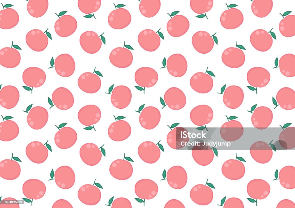 Peach Pattern Vector Peach Vector Peach Pattern Wallpaper Background Stock Illustration ...
