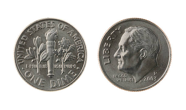 istock US One Dime Coin Isolated on White 145150571