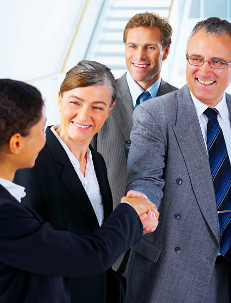 istock Business partners shaking hands 145150960