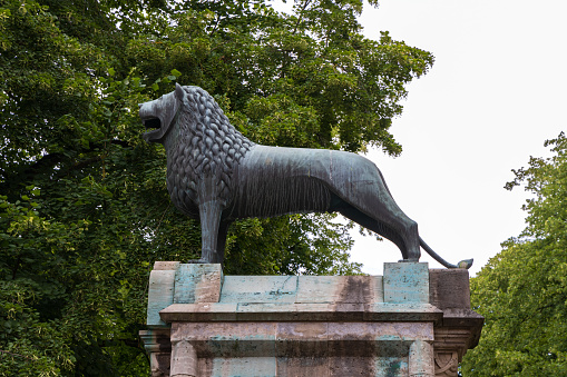 Statue to to a Skye Terrier named Bobby in Edinburgh, Scotland.  When the faithful dog's owner died in 1858, Bobby famously sat for many years on his master's grave.  The dog's story is the subject of films released in 1961 and 2006. 