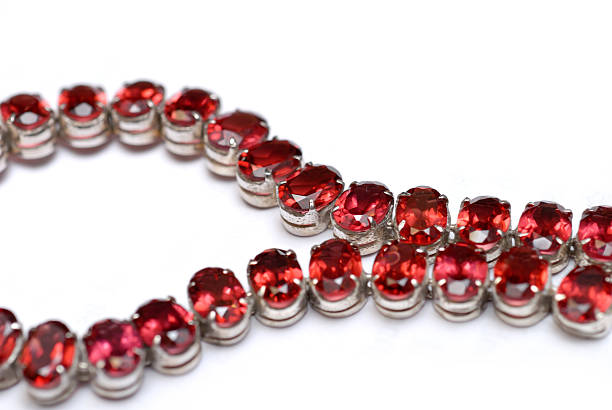 garnet necklace garnet necklace garnet stock pictures, royalty-free photos & images