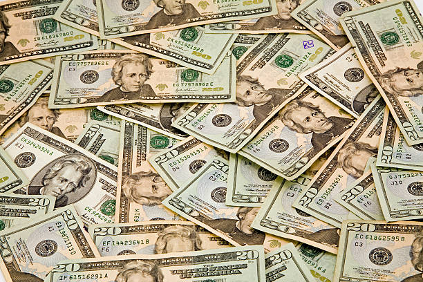 istock American $20 Dollar Bill Background 145151118