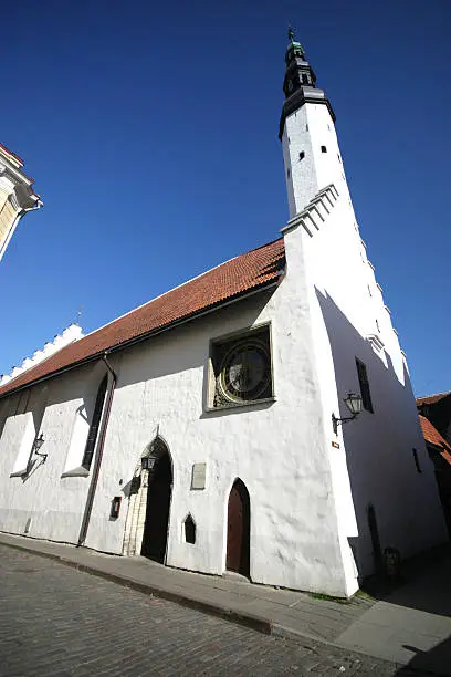 Holyspirit church (Pmu kirik) in Tallin, Estonia, Europe from 1360