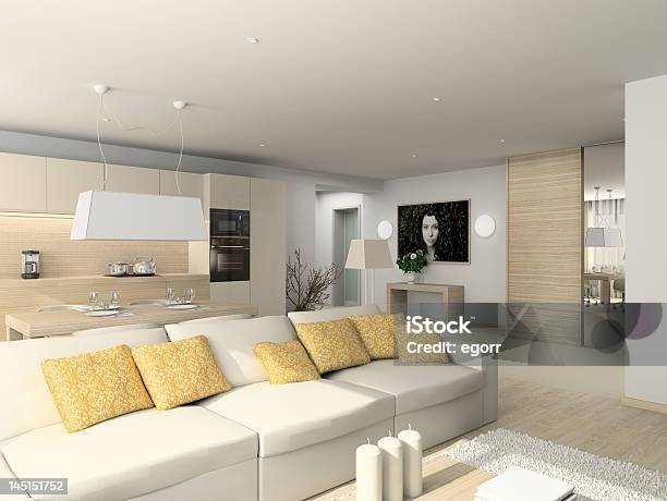 리빙 룸 현대적인 가구 아파트에 대한 스톡 사진 및 기타 이미지 - 아파트, 가정의 방, 실내