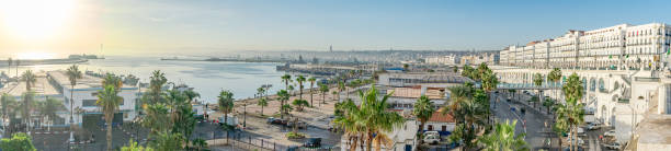 istock Panoramic view of Algiers sea bay and waterfront 1451518730