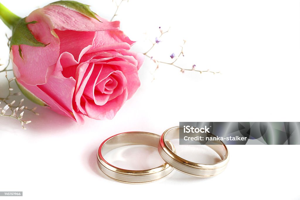Wedding rings Beauty Stock Photo