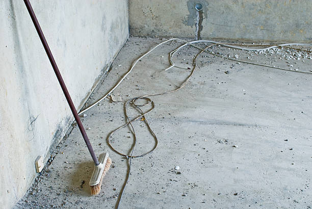 istock Broom in renovated room 145152321